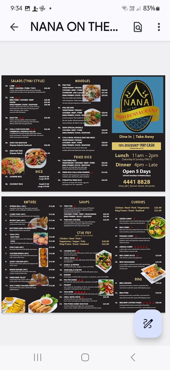 Nana On The Bay Thai Restaurant photo 4